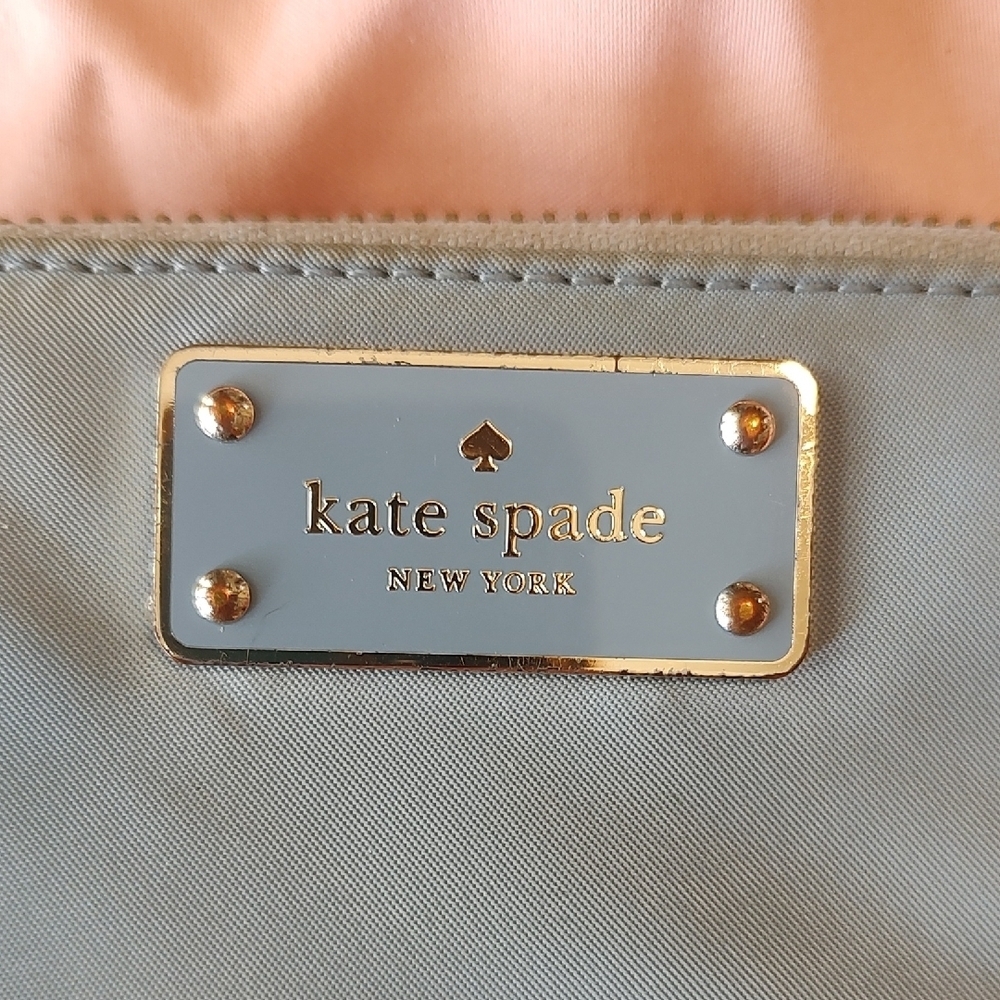 Kate Spade Wallet Light Blue Zip Around - Picture 2 of 8